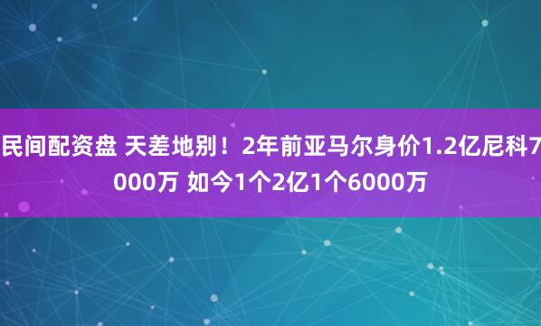 民间配资盘 天差地别！2年前亚马尔身价1.2亿尼科7000万 如今1个2亿1个6000万